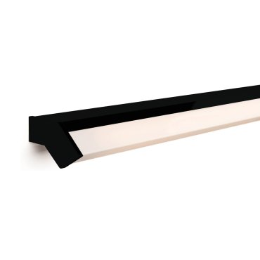 Artdelight Mirror-58 - Wandleuchte - 88 x 6,8 x 8 cm - 12W LED inkl. - IP44 - schwarz