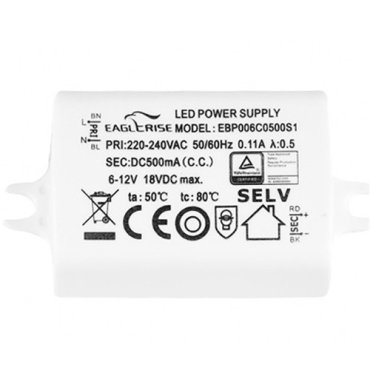 Nova Luce Treiber - 6-12Vdc / 230Vac - 6W