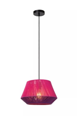 Lucide Jessica - Pendelleuchte - Ø 30 x 154,5 cm - rosa