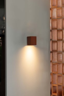 Faro Lune - Wandleuchte - 8 x 10 x 6,5 cm - terracotta