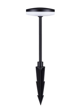 Nova Luce Nawa - Gartenpfosten - Ø 15 x 32 cm - 12W LED inkl. - IP65 - Sand schwarz