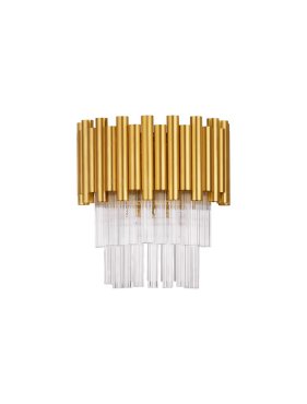 Nova Luce Magnolia - wandleuchte - 24 x 16,3 x 26,5 cm - gold