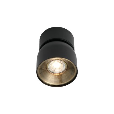 Nordlux Krug - Aufbaustrahler - Ø 10 x 12,3 cm - schwarz und gold