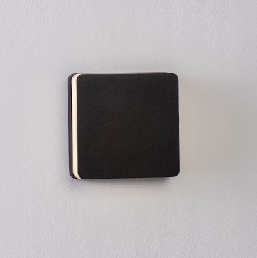 Nova Luce Oono - Außenwandleuchte - 13,5 x 13,5 x 5 cm - 11W LED inkl. - IP65 - dunkel anthrazit