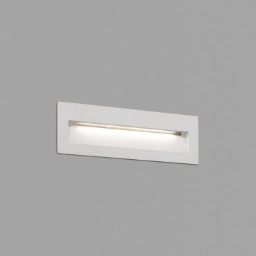 Faro Nat - Wandeinbauleuchte - 22,5 x 7,3 x 7,5 cm - 8W LED inkl. - IP65 - weiß mattiert