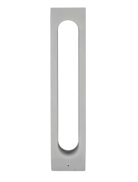 Nova Luce Stage - Gartenpfosten - 15 x 70 x 15 cm - 6W LED inkl. - IP65 - grau