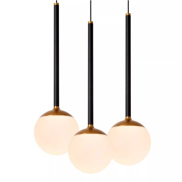 Lucide Calina - Hängeleuchte - Ø 42 x 169,3 cm - 5 x 8,2W dimmbare LED inkl. - schwarz