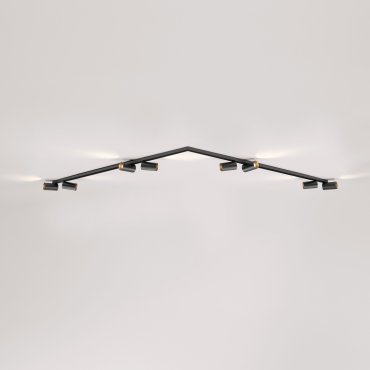 Nova Luce Oso - Wandleuchte - 150 x 150 x 10,5 cm - schwarz