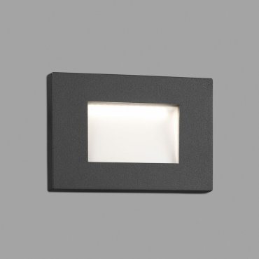 Faro Spark II - Wandeinbauleuchte - 10,5 x 7,5 cm - 5W LED inkl. - IP65 - dunkelgrau