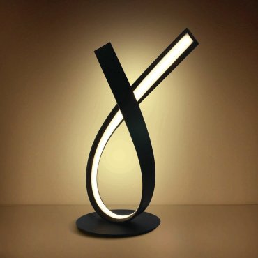 ONE Light Ribbon - Tischleuchte - Ø 16 x 36 cm - 10W LED inkl - schwarz