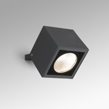 Faro Oki - Außenwandleuchte - 10,5 x 9,5 x 10,5 cm - 20W LED inkl - IP65 - dunkelgrau