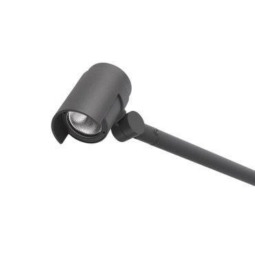Faro Foc - Außenwandleuchte - Ø 10 x 58 x 13 cm - 16W dimmbare LED inkl. - IP65 - dunkelgrau