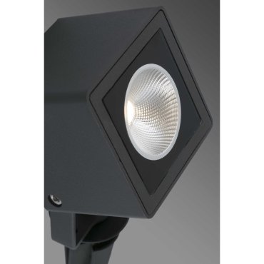 Faro Sobek - Bodenspot auf Spike - 8 x 7 x 33 cm - 7W LED inkl. - IP65 - mattschwarz