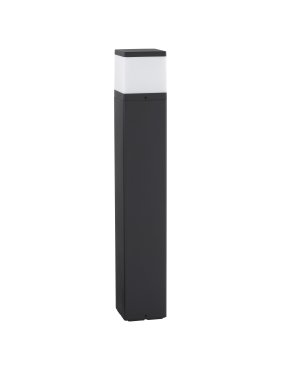 Nova Luce Ferron - Gartenleuchte - 13 x 80 x 13 cm - IP65 - dunkelgrau