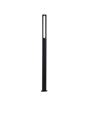 Nova Luce Dira - Gartenleuchte - 11,5 x 200 x 6,5 cm - 11W LED inkl. - IP65 - dunkel anthrazit