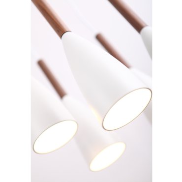Maxlight Soft - Hängeleuchte - Ø 50 x 120 cm - weiß und braun