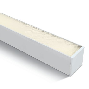 ONE Light LED Linear Profiles - Decken-/Hängelampe - 120 x 7,5 x 7,5 cm - 40W LED inkl. - weiß - warmweiße Lichtfarbe