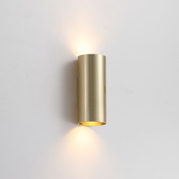 Searchlight Round - Wandleuchte - Ø 6,5 x 15,4 cm - gold