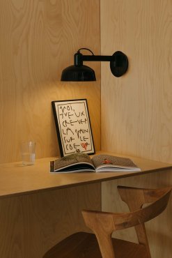 Faro Tatawin - Wandleuchte - Ø 18,4 x 38 x 15 cm - schwarz satiniert und schwarz glänzend
