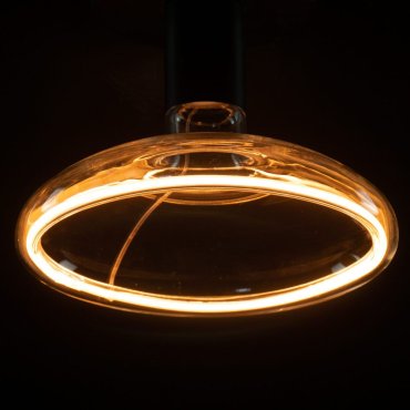 Segula LED Lampe - Floating Line - Reflektor - Ø 20 x 11,5 cm - E27 - 6W dimmbar - geräuchert