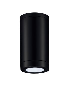 Nova Luce Spot - Außen-Deckenleuchte - Ø 7,6 x 14 cm - IP54 - Sand schwarz