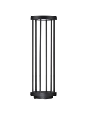 Nova Luce Nereus - Gartenpfosten - Ø 16 x 50 cm - 8W LED inkl. - IP65 - dunkel anthrazit