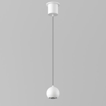 Artdelight Miami - pendelleuchte - Ø 10 x 218 cm - 10,8W dimmbares LED inkl. - weiß