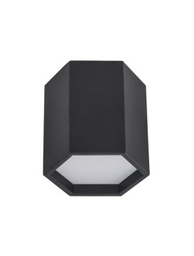 Nova Luce Samba - deckenleuchte - 25 x 20 cm - 10W LED inkl. - sand schwarz