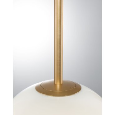 Nova Luce Cantona - Hängeleuchte - Ø 25 x 180 cm - Messing gold und weiß