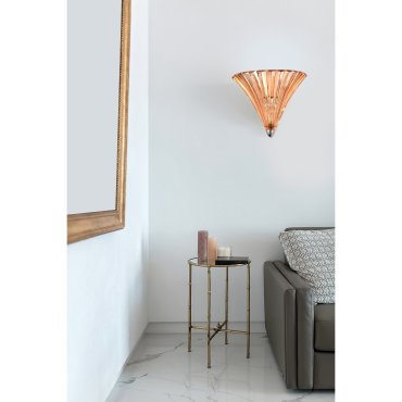 Nova Luce Guscio - Wandleuchte - 25 x 16 x 20 cm - bernsteinfarben