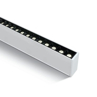 ONE Light LED Linear Profiles - Decken-/Hängelampe - 130 x 7 x 3,5 cm - 40W LED inkl. - weiß - weiße Lichtfarbe