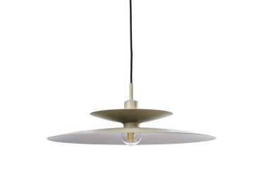 Artdelight Linares - Hängeleuchte - Ø 50 x 16,5 cm - Khaki