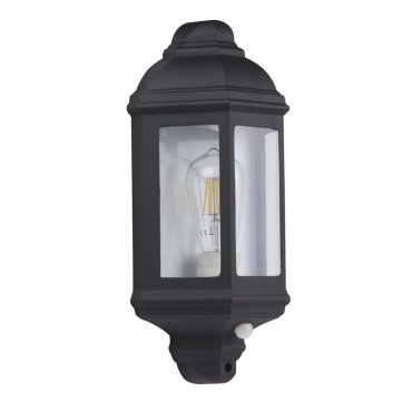 Searchlight Maine - Außenwandleuchte mit PIR-Sensor - 17 x 36 cm - IP44 - schwarz