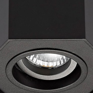 Zuma Line Polygon CL R - Aufbaustrahler 1L - 12 x 12 cm - schwarz