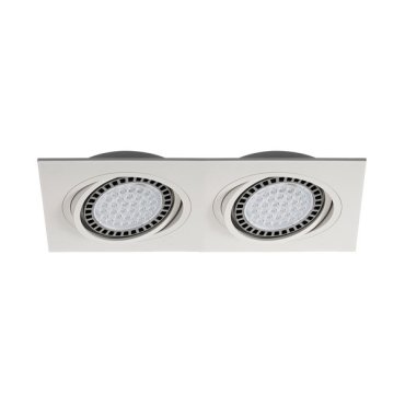 Zuma Line Boxy DL 2 - Einbaustrahler 2L - 350 x 180 mm, 315 x 155 mm Einbaumaß - weiß