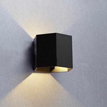 Zuma Line Polygon WL - Wandleuchte - 12 x 11 x 10 cm - schwarz