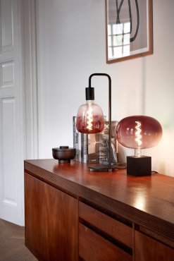 Calex Boden Maroon Gradient LED-Lampe - Ø 22 x 22,5 cm - E27 - 5W dimmbar - 1800K