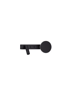 Nova Luce Noima - wandleuchte - 28,5 x 10 x 8,5 cm - 9W LED inkl. - Sand Schwarz