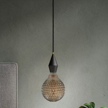 Nordlux Deco - Ø 12,5 x 17,7 cm - E27 - 2W nicht dimmbar - 2200K - geräuchert