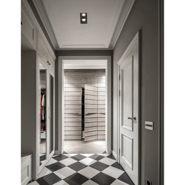 Nova Luce Staff - Einbaustrahler - 150 x 75 mm, 142 x 70 mm Einbaumaß - sandschwarz