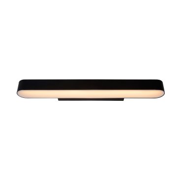 Lucide Madelon - Spiegelleuchte - 60 x 5 x 10 cm - 9W LED inkl. - IP44 - schwarz und opal
