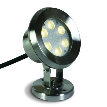 ONE Light LED Underwater Range - Unterwasser-LED-Strahler - Ø 12,5 x 17,6 cm - 6W dimmbare LED inkl. - IP68 - Edelstahl