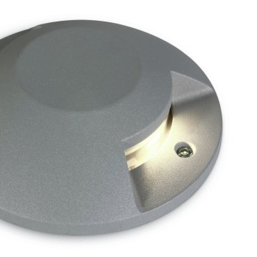 ONE Light Ground Surface Mounted Range - Bodeneinbaustrahler - Ø 20 x 4,2 cm - 2 x 6W LED inkl. - IP67 - grau