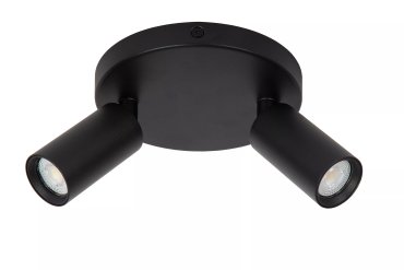 Lucide Ritmo - Aufbaustrahler 2L - Ø 15 x 11,1 cm - schwarz