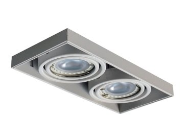Zuma Line Oneon DL50-2 - Einbaustrahler mit verstellbarer Aufbauhöhe - 189 x 88 mm, 191 x 89 mm Einbaumaß - weiß