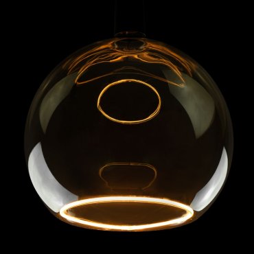 Segula LED Lampe - Floating Line - Ø 30 x 33 cm - E27 - 8W dimmbar - 1900K - geräuchert