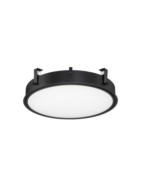 Nova Luce Perfect Profile Trimless - Einbaustrahler - Ø 640 mm, 670 mm Einbaumaß - 40W dimmbare LED inkl. - 3000K - schwarz