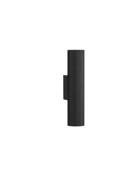 Nova Luce Comet - Wandleuchte - Ø 4 x 18 cm - sand schwarz