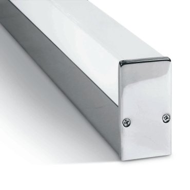 ONE Light Spiegelleuchte für T8 LED Röhren - Spiegelleuchte - 64 x 9 x 6 cm - IP44 - Chrom