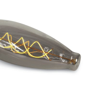 ONE Light Dekorative LED-Lampe - Ø 12 x 45 cm - E27 - 8W - nicht dimmbar - 2700K - dunkelchrom